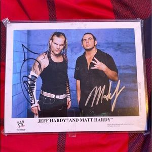 Autographed Hardy Boyz photo